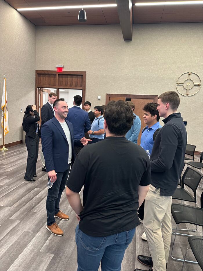 Networking after the session